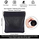 Benecreat 4 шт. черная кожаная дорожная сумка для ювелирных изделий AJEW-WH0283-67A-2