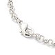 Brass Rolo Chain Necklace Making MAK-L035-01P-3