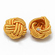 Polyester & Cotton Woven Beads WOVE-T004-16-2