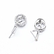 925 Sterling Silver Pendant Ice Pick Pinch Bails STER-I017-072P-2