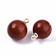 Charms in diaspro rosso naturale G-N332-024G-13-2