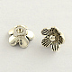 Tibetan Style Zinc Alloy Shank Buttons TIBE-R303-17-1