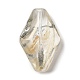 クリアガラスビーズ  天然石風  菱形  透明  27x18x9mm  穴：1.2mm GLAA-B012-13B-3