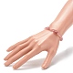Natürliche Erdbeerquarz-Stretch-Armbänder für Kinder BJEW-JB06250-06-3