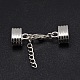 Zinc Alloy Ends with Iron Chains PALLOY-N0091-02S-1