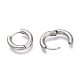 201 Stainless Steel Huggie Hoop Earrings EJEW-L256-05B-P-3