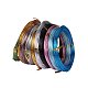 JEWELEADER 10 Colors 650 Feet Aluminum Wire 12 15 18 20 Gauge Bendable Metal Craft Wire Flexible Sculpting Beading Wire for DIY Wrapped Jewelry Manual Arts Making Rainbow Projects AW-PH0001-0.8mm-02-2