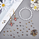 Chgcraft 600 pièces 6 couleurs perles d'espacement en laiton 5mm perles d'espacement lisses perles en vrac sans couture rondelle perles pour bricolage bracelet collier fabrication de bijoux KK-CA0003-58-4