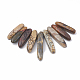 Fili di perline di picasso pietra naturale / picasso G-S325-004-1