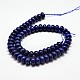 Natural Lapis Lazuli Bead Strands G-O075-04A-2