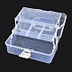 Прямоугольник портативный пластиковый ящик для хранения полипропилена CON-D007-01A-4