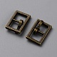 Мини-пряжки из сплава с центральным стержнем FIND-WH0135-34AB-1