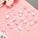 Arricraft 24 pz 4 stili perline europee di quarzo rosa naturale G-AR0005-34-3