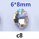 K9 cabujones de cristal de rhinestone MRMJ-Q029-037H-2