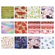 Pandahall 100 hojas 10 estilos tarjetas de exhibición de aretes de papel CDIS-TA0001-18-1