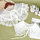 Ahadermaker 2 Stück abnehmbare Damenhalsbänder aus Polyester und Nylon im 2-Stil AJEW-GA0005-95-4