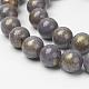 Natural Mashan Jade Beads Strands G-P232-01-A-8mm-1