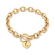Браслеты с подвесками из нержавеющей стали 304 золотистого цвета NJEW-K284-01G-L-4