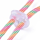 Cordes en polyester et élasthanne chaînes de lunettes X-AJEW-EH00045-M-3