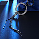 New Elegant Zinc Alloy Rhinestone Tassel Long Chain Necklaces NJEW-BB15047-6