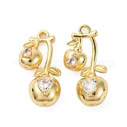 Латунные микро проложить кубического циркония подвески KK-F895-18D-G