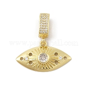Латунные микро проложить кубического циркония подвески KK-U047-14G
