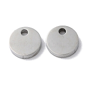 304 charms in acciaio inox STAS-Q308-09A-P