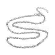 Ожерелья из латунной цепи NJEW-L170-13P