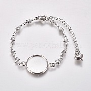 Изготовление браслета из нержавеющей стали 304 STAS-WH0014-25P
