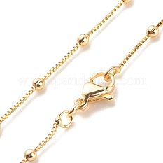 Brass Satellite Chains Necklace for Women NJEW-P265-05G