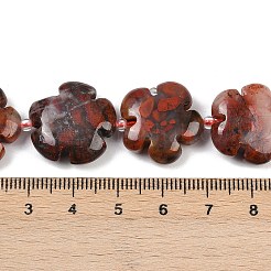 Природные брекчированных яшмы бисер нитей G-C220-E02-20mm