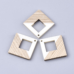 Pendentifs en résine & en bois&nbsp;RESI-S358-27