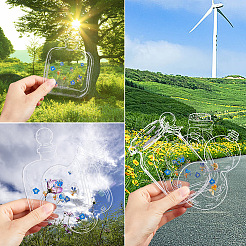 3 стиль водонепроницаемые самоклеящиеся наклейки для штамповки наборы&nbsp;DIY-CP0011-04D