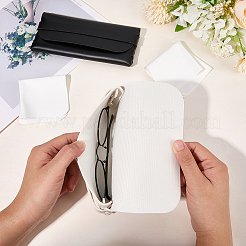 2 шт. 2 цвета портативный футляр для очков из искусственной кожи&nbsp;AJEW-CN0005-20