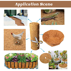 Украшение витрины из кокосового волокна&nbsp;DIY-WH20063-020