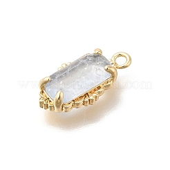 Латунь стекло амулеты&nbsp;LS-KK-U061-10G-03