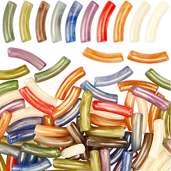 100 шт. Непрозрачные акриловые бусины MACR-SP0001-84