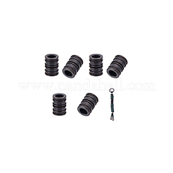 6 шт. латунные бусины в форме колонны в античном стиле&nbsp;FIND-NB0005-34B