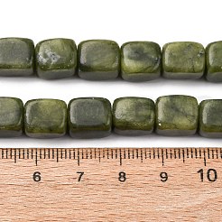 Природные китайский нефрит бисер пряди G-B155-D03