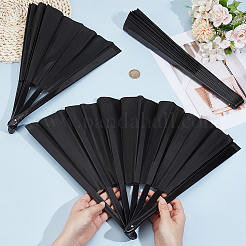 Складной веер из пластика и полиэстера&nbsp;AJEW-WH0678-62B