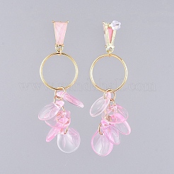 Стеклянные бусины свисают серьги&nbsp;EJEW-JE03921-01