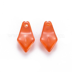 Прозрачные брызги окрашенные стеклянные подвески&nbsp;GLAA-S190-019F-03