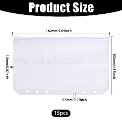 Sacs de rangement en plastique pour classeurs&nbsp;AJEW-WH0696-616
