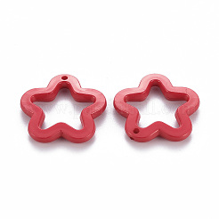 Непрозрачные акриловые подвески&nbsp;X-MACR-S373-24H