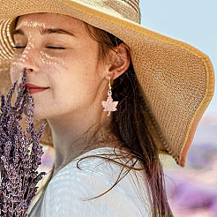 Осенняя тематика подвески из сплава в тибетском стиле TIBEP-YW0002-04