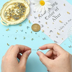 Набор разделительных бусин и наконечников из нержавеющей стали 304&nbsp;STAS-CJ0002-55