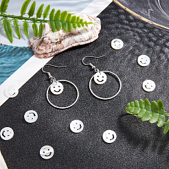 Натуральная белая ракушка перламутровая подвеска SSHEL-AR0001-02