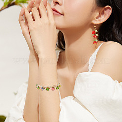 100шт 10 цвета прозрачные акриловые подвески&nbsp;PALLOY-TAC0097