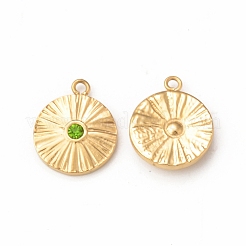 Подвески из нержавеющей стали 304 со стразами&nbsp;X-STAS-A075-01G