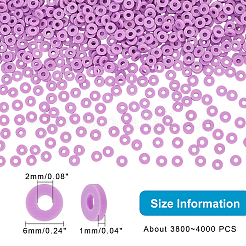 10 нить плоских круглых бусин из полимерной глины ручной работы&nbsp;CLAY-PH0001-44T